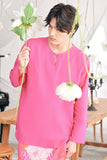 The Mimpian Men Kurta - Fuchsia Pink