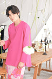 The Mimpian Men Kurta - Fuchsia Pink