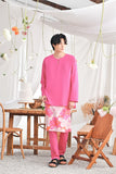 The Mimpian Men Kurta - Fuchsia Pink