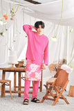 The Mimpian Men Kurta - Fuchsia Pink