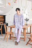 The Mimpian Men 3/4 Sleeve Kurta - Mystical