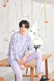 The Mimpian Men 3/4 Sleeve Kurta - Mystical