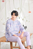 The Mimpian Men 3/4 Sleeve Kurta - Mystical