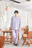 The Mimpian Men 3/4 Sleeve Kurta - Mystical