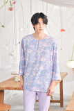 The Mimpian Men 3/4 Sleeve Kurta - Mystical