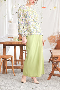 The Mimpian Women Buttons Skirt - Tea Green