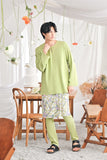 The Mimpian Men Kurta - Tea Green