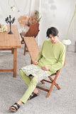 The Mimpian Men Kurta - Tea Green