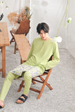 The Mimpian Men Kurta - Tea Green