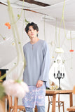 The Mimpian Men Kurta - Light Pigeon Blue