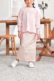 The Mimpian Jacquard Skirt - Spring Rose