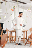 The Mimpian Men Kurta - White