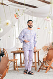 The Mimpian Men 3/4 Sleeve Kurta - Mystical