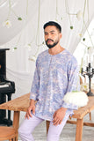 The Mimpian Men 3/4 Sleeve Kurta - Mystical