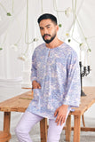 The Mimpian Men 3/4 Sleeve Kurta - Mystical