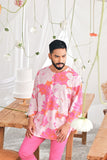 The Mimpian Men 3/4 Sleeve Kurta - Fantasy