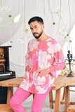 The Mimpian Men 3/4 Sleeve Kurta - Fantasy