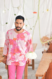 The Mimpian Men 3/4 Sleeve Kurta - Fantasy