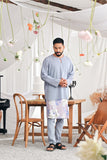 The Mimpian Men Kurta - Light Pigeon Blue