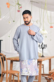 The Mimpian Men Kurta - Light Pigeon Blue