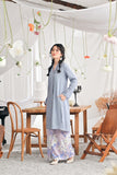 The Mimpian Women Kebarung Top - Light Pigeon Blue