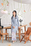 The Mimpian Women Kebarung Top - Light Pigeon Blue