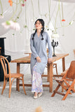 The Mimpian Women Kebarung Top - Light Pigeon Blue