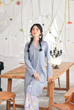 The Mimpian Women Kebarung Top - Light Pigeon Blue