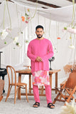 The Mimpian Men Kurta - Fuchsia Pink