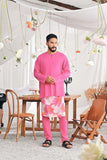 The Mimpian Men Kurta - Fuchsia Pink