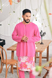 The Mimpian Men Kurta - Fuchsia Pink