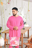 The Mimpian Men Kurta - Fuchsia Pink