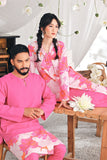 The Mimpian Men Kurta - Fuchsia Pink