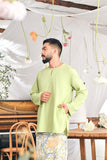 The Mimpian Men Kurta - Tea Green