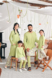 The Mimpian Kurta - Tea Green