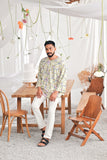 The Mimpian Men 3/4 Sleeve Kurta - Whimsy