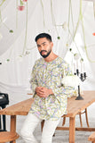 The Mimpian Men 3/4 Sleeve Kurta - Whimsy