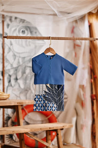 The Harbour Babies Kurung - Blue West