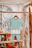 The Harbour Babies Kurta - Tiffany Blue