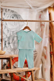 The Harbour Babies Kurta - Tiffany Blue