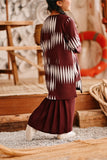 The Harbour Back Pleated Skirt - Mangosteen