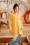 The Harbour Broderie Kurung Top - Dijon Mustard