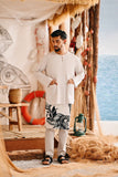 The Harbour Men Kurta - Light Grey