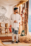 The Harbour Men Kurta - Light Grey