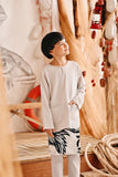 The Harbour Kurta - Light Grey