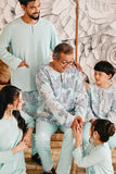 The Harbour Men Kurta - Tiffany Blue