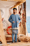 The Harbour Men Kurta - Blue West