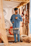 The Harbour Men Kurta - Blue West