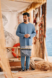 The Harbour Men Kurta - Blue West