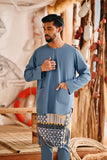 The Harbour Men Kurta - Blue West